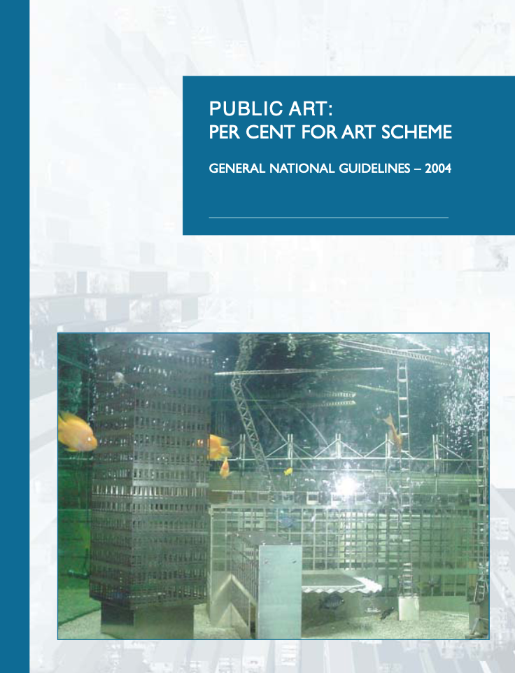 Per Cent for Arts National Guidelines cover Per Cent for Arts National Guidelines cover